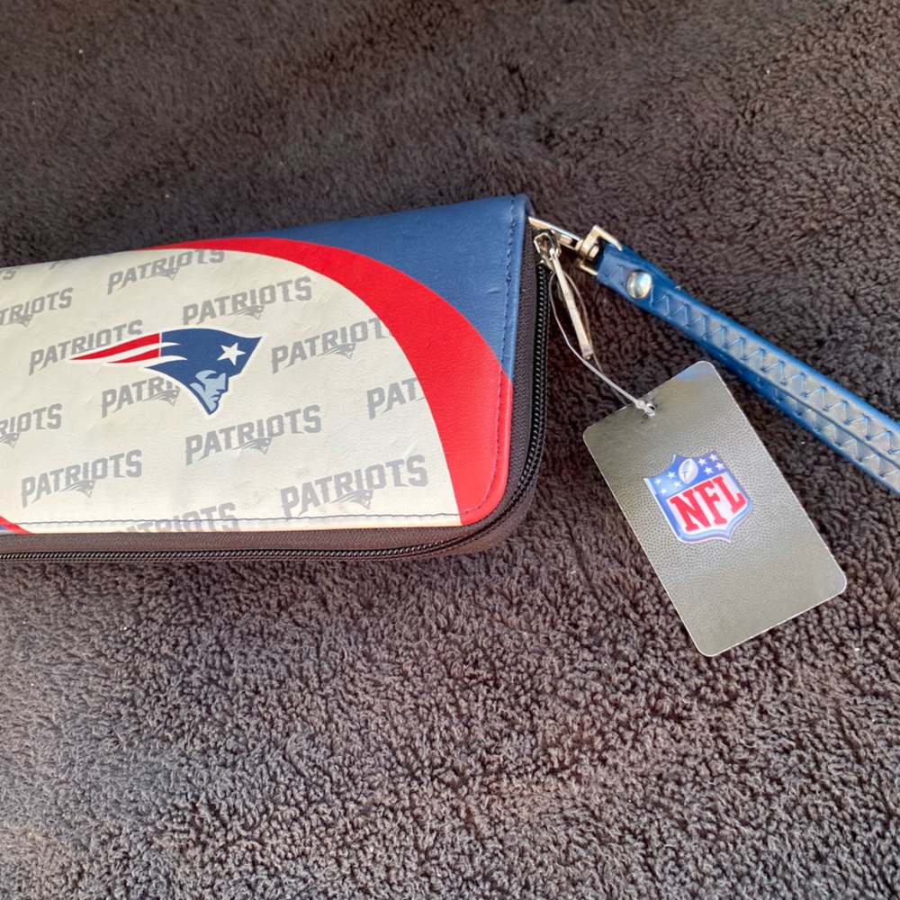 NEW ENGLAND PATRIOTS WALLET CURVE ORGANIZER STYLE